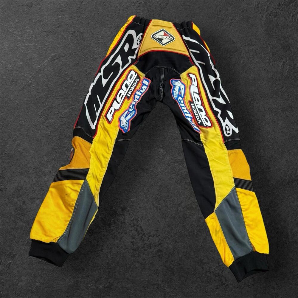 Vintage Malcolm Smith MS RACING Motocross Pants 30" HONDA Renthal
